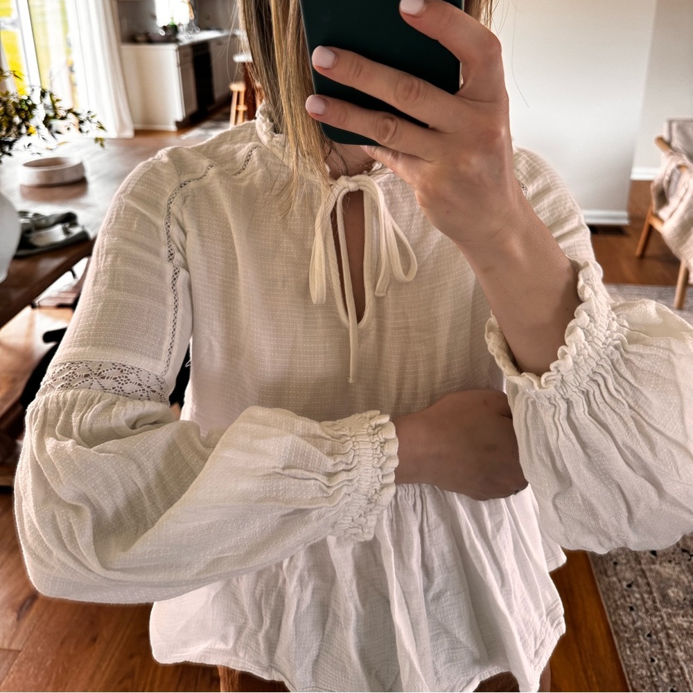 Ruffled blouse